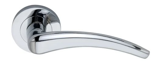 Classical lever handle on rose 12083 for premium doors