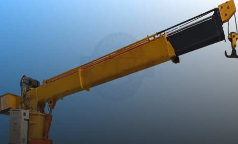 Telescopic Jib Crane 1.5 Ton PLC Operated Industrial