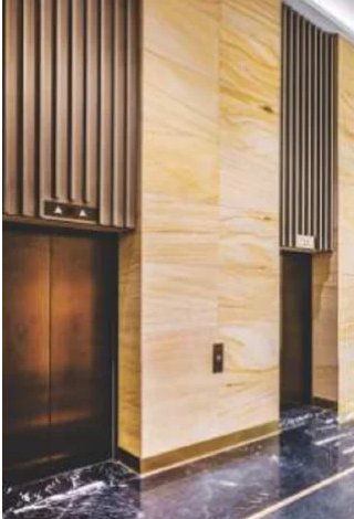 Hotel elevator passenger lift system for hospitality use