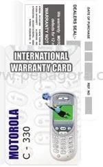 Warranty Card