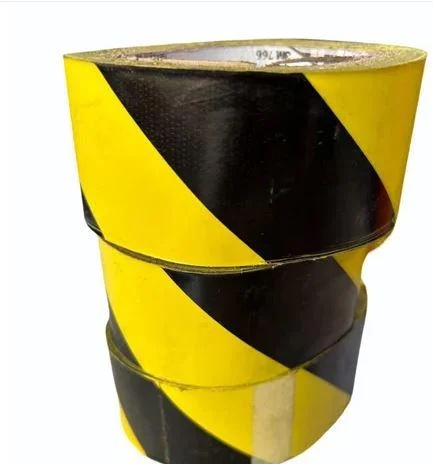 PVC Floor Marking Tape â€“ 2-Inch Yellow & Black Safety Marking Tape for Industrial Floors â€“ Durable PVC Roll
