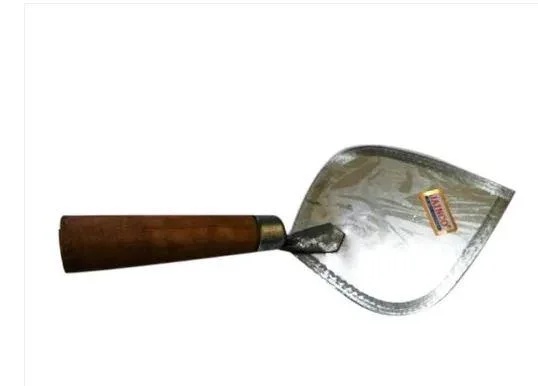 Karni Mason Tools for Cement Plastering â€“ Iron Body with Wooden Handle