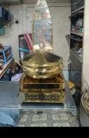 Stainless Steel Round Chafing Dish 8Kg Capacity for Hotels
