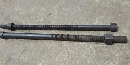 60MM Mild Steel Leaf Spring Center Bolts, 1.5 Feet, Black, Truck Application