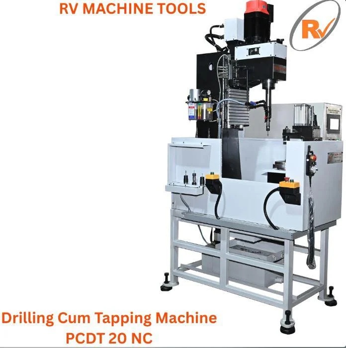 Drilling Cum Tapping Machine PCDT 20 Stainless Steel 6-Shaft 50 mm for Industrial Metal Fabrication