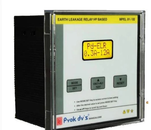 Digital Earth Leakage Relay with Microprocessor-Based Design, Continuous Monitoring, CBCT/ZCT Support for Sensitive Electrical S