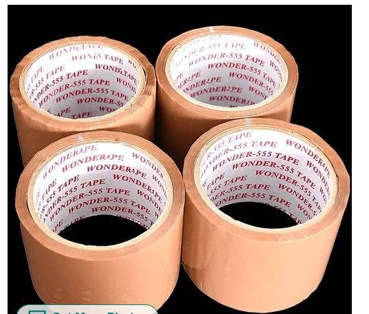 Wonder 555 Brown BOPP Self Adhesive Tape 50m x 3 Inch for Packaging