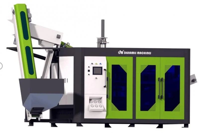 3 Cavity Fully Automatic PET Blow Moulding Machine 3600 BPH for Water & Beverage Bottle Production | DM-BKFAE3