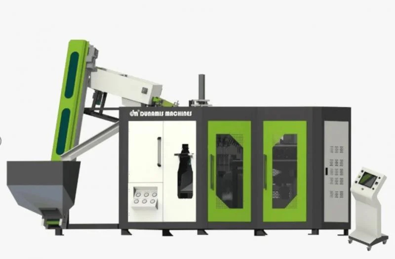 4 Cavity Fully Automatic Online PET Blow Moulding Machine 4500 BPH for Water & Beverage Bottle Production | DM-BKFAE4L