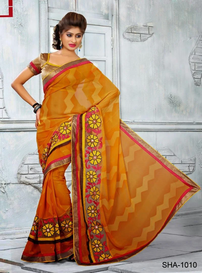 MTkwODA=/mediabank/images/products/BrownColorWithZariRedBorderYellowColorKathastitchworkFlowersborderBeautyDesignerSarees1865004688_19080.webp