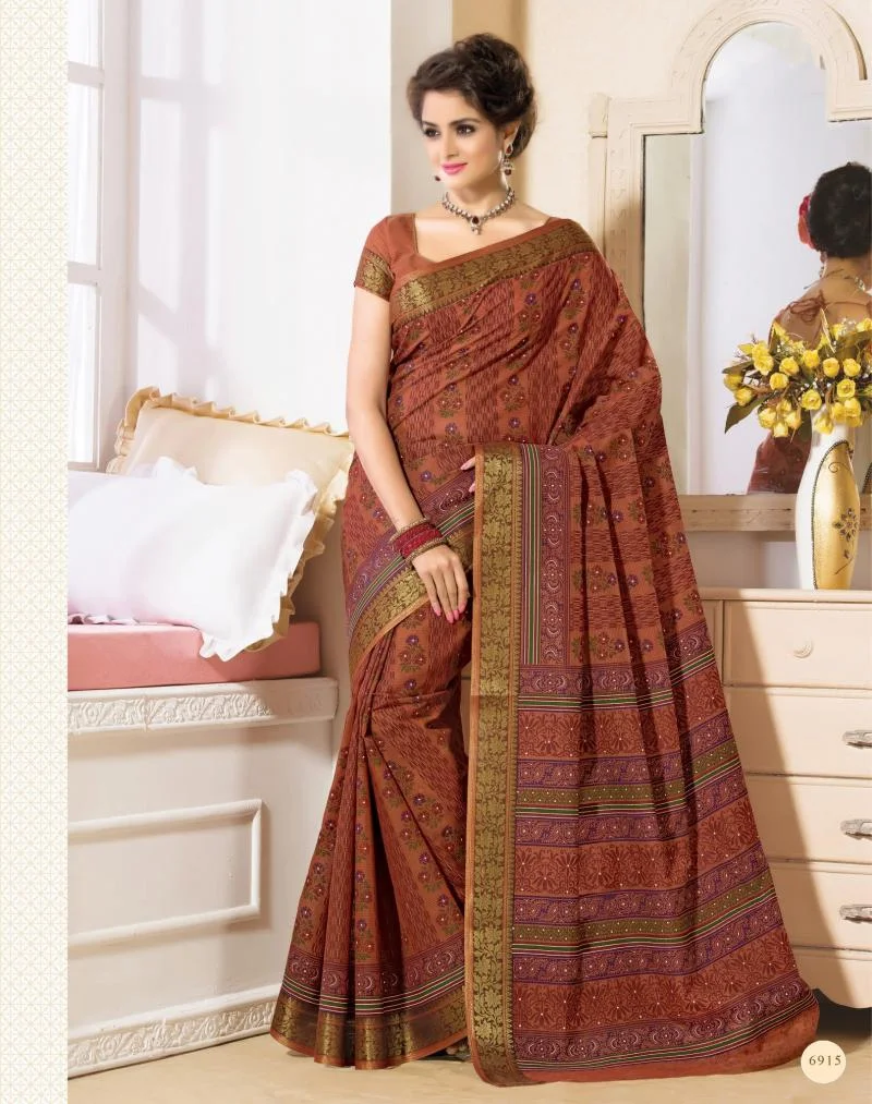 MTkwODA=/mediabank/images/products/BrownColorZariFlowerBorderWithRedPrintedSummerCottonSarees187359795_19080.webp