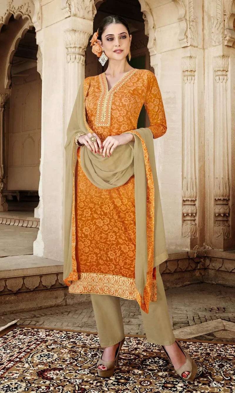 MTkwODA=/mediabank/images/products/BrownShadedSelfDesignWithZariEmbroiderydesignBottomNeckBorderDesignerSemiStitchSalwarKameez474721162_19080.webp
