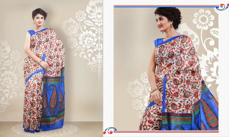 MTkwODA=/mediabank/images/products/CreamColorWithSandybrownColorDesignerPrintalloverwithBlueColorBorderBlueColorStreakBhagalpuriDesignerSarees1106173035_19080.webp
