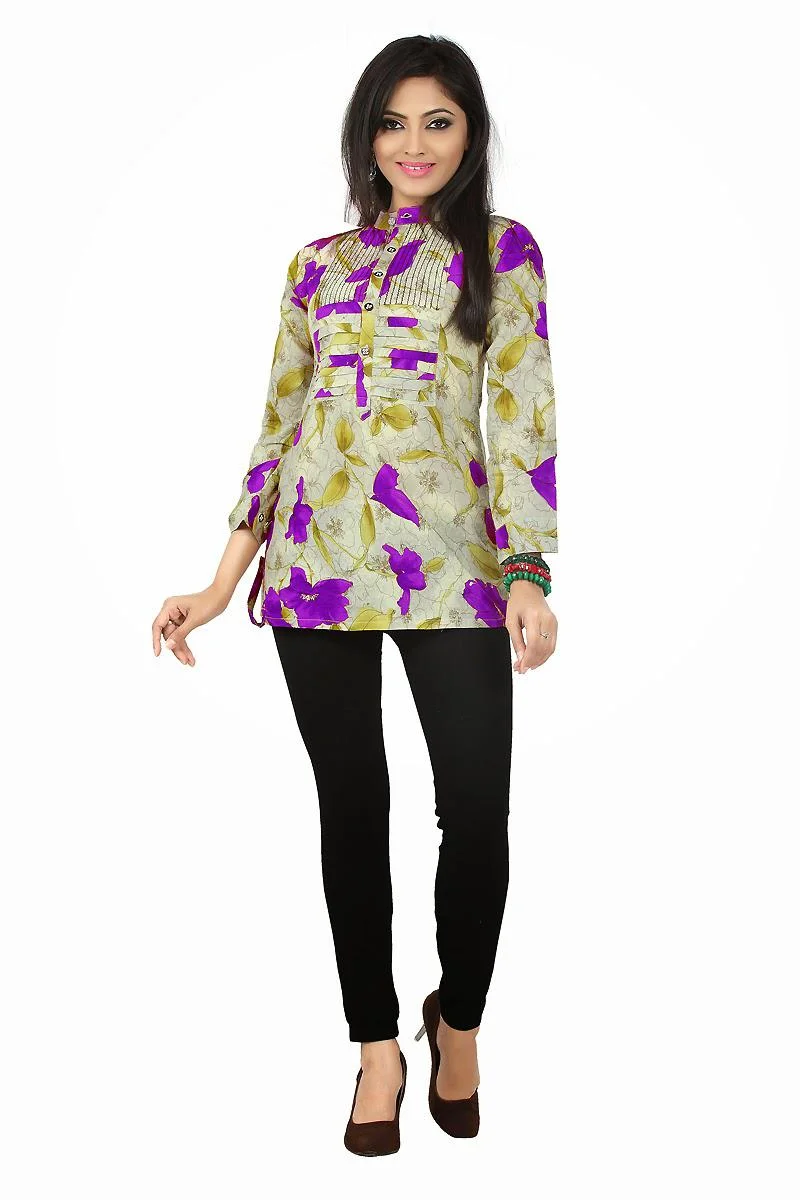 MTkwODA=/mediabank/images/products/CreamFloralwithPurpleColorFlowerPrintedLongSleveescollarNeckwithShowbottonsShortDreamReadyMadeKurtis754688413_19080.webp