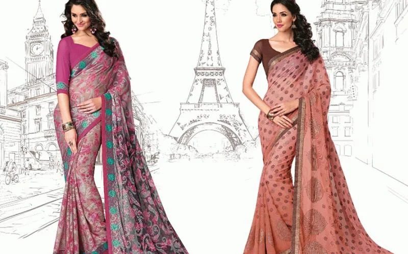 MTkwODA=/mediabank/images/products/LiteBrownwithRamagreencolorprintborderFineChocolateColorDesignerPrintLinearVol-3DesignerSarees394432274_19080.webp