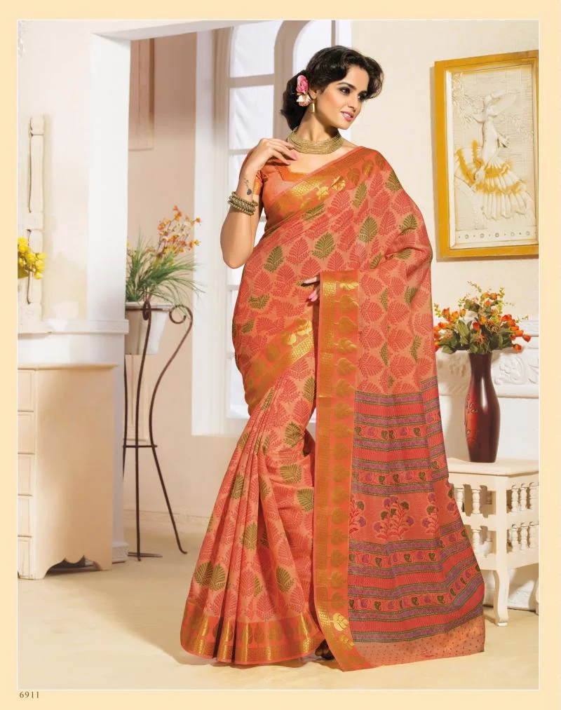 MTkwODA=/mediabank/images/products/LiteOrangeColorWithZariBenarasBorderGreenOrangeColorFlowerPrintSummerCottonSarees924553711_19080.webp