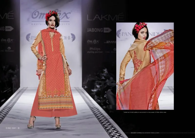 MTkwODA=/mediabank/images/products/OrangeColorwithPinkcreamColorDesignerPrintatbottomLaxmeDesignersalwarkameez1315898538_19080.webp