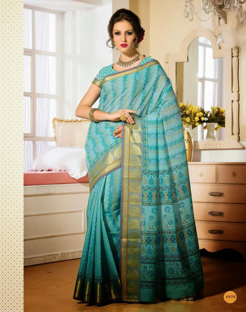 MTkwODA=/mediabank/images/products/TealcolorWithZariTraditionalBorderSelfDesignerSummerCottonSarees629954205_19080.webp