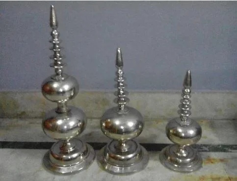 Aluminium finials