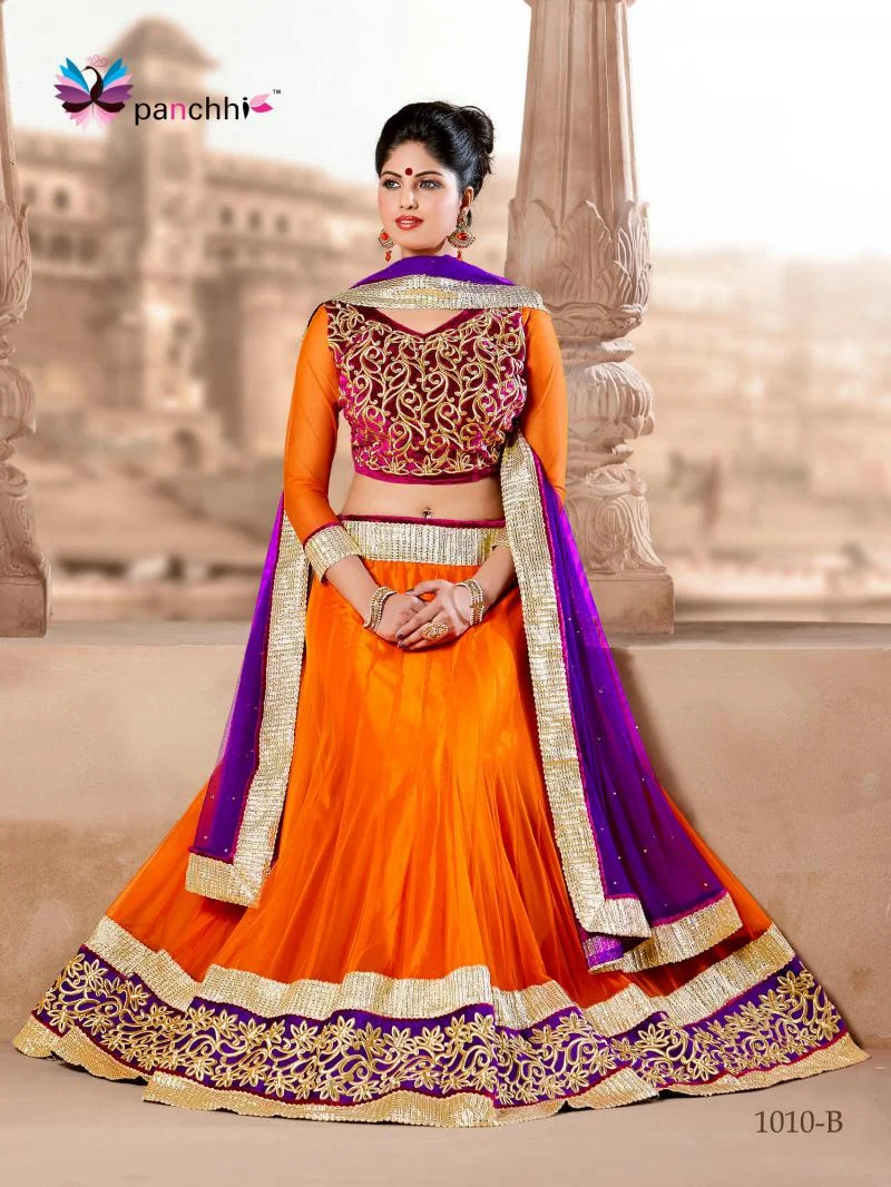 MjA1MDI0/mediabank/images/products/AttractiveLookingOrangewithPurplePinkColorEmbroideryLehengaCholi1170437761_205024.webp