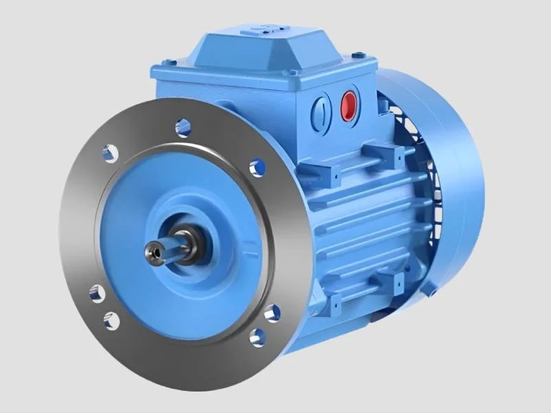 475 HP Three Phase ABB Electric Motor 2 Pole Flange Mounted
