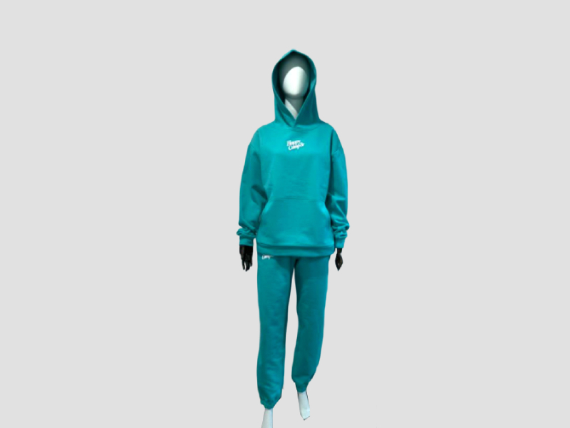 Men hoodie sweatshirt for casual wear in breathable cotton fabric
