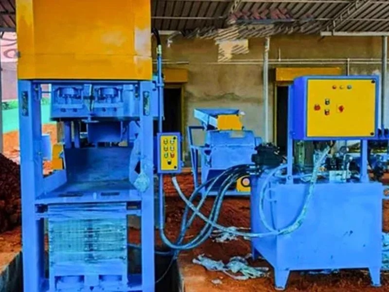 Mud Block Making Machine