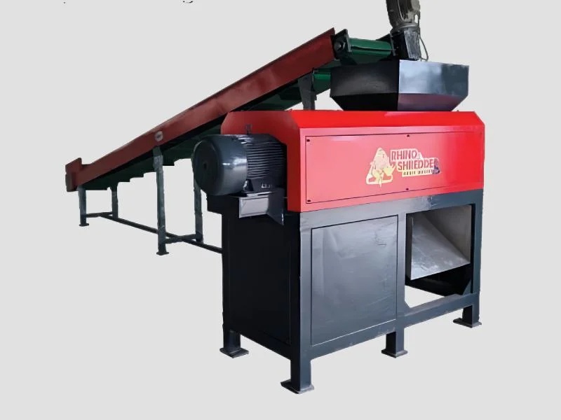 Dual Shredder Machine With Single Motor