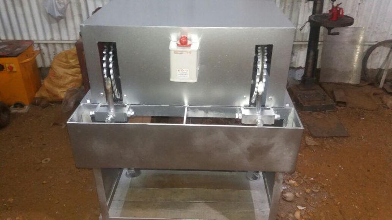 Mariya Coconut Deshelling Machine Full SS Double Head 