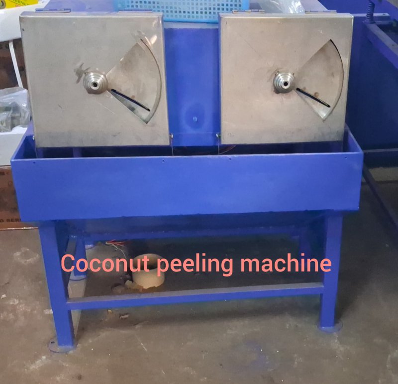 Mariya Double Head Coconut Peeling Machine -2HP, 240 nuts/hr 