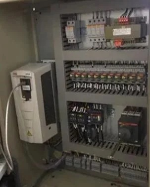 Industrial VFD Control Panel for Variable Frequency Drive Operation, Motor Speed