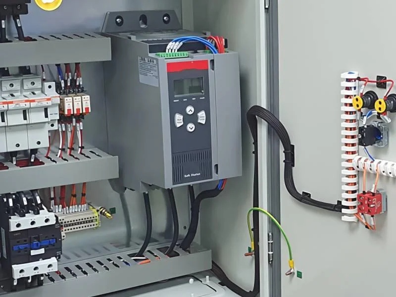 Soft Starter Control Panel  Motor Control Industrial  Control System Engineering