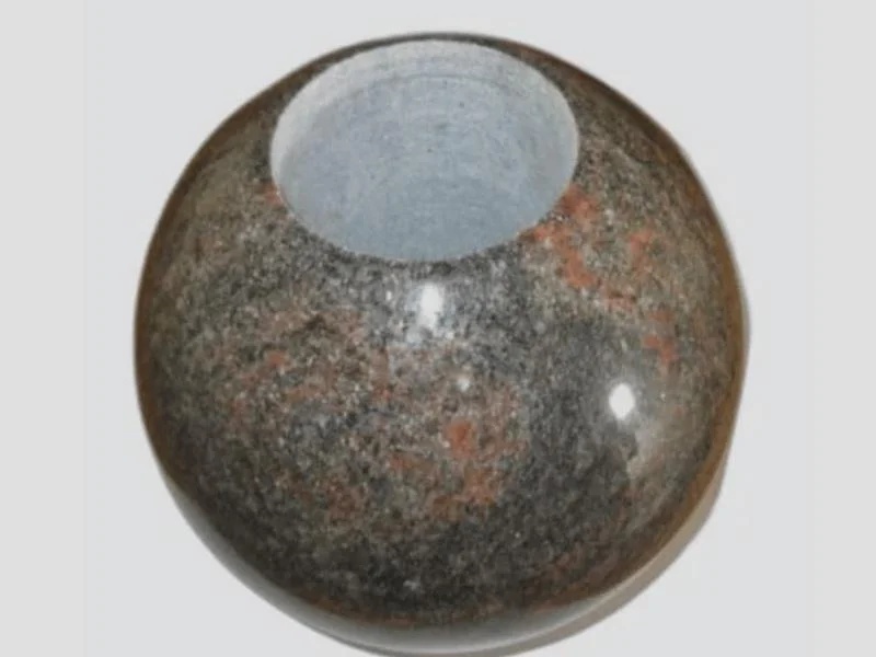 Granite Stone Ball – Decorative Carved Stone Sphere