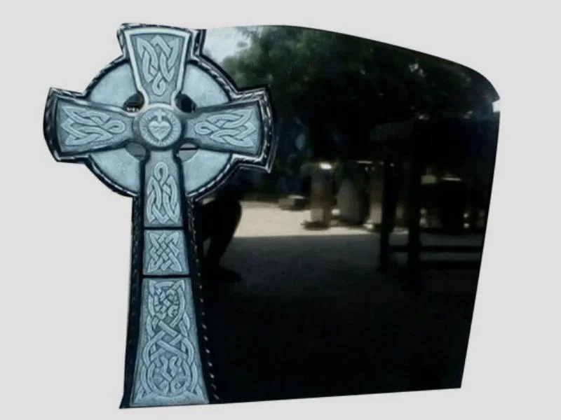 Ireland Celtic Cross Granite Monument – Carved Cross Memorial