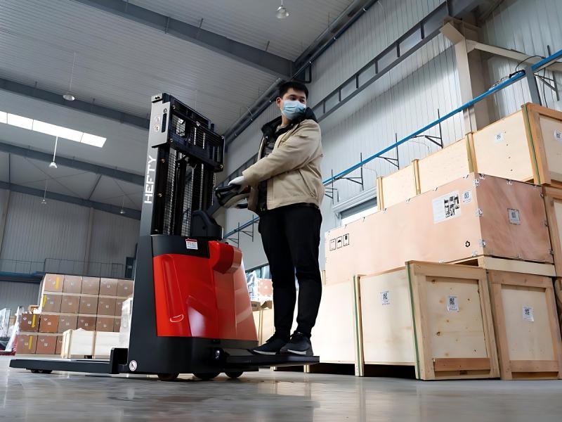 Stand On Full Electric Stackers 