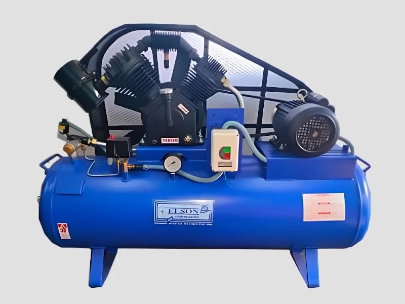 5HP 250 Litres Single Stage Double Acting Piston Cylinder Reciprocating Air Compressor AC 3 Phase