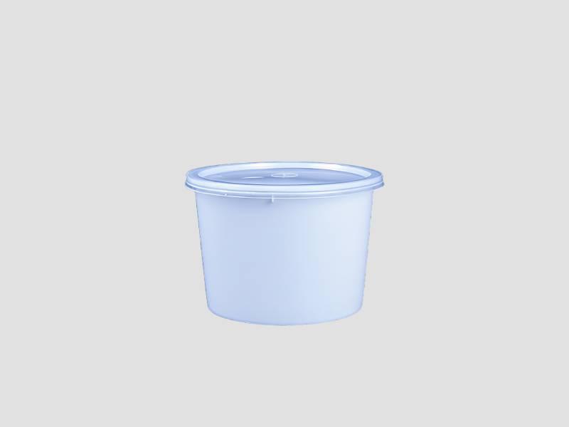 Milky Round Food Container  500 ml