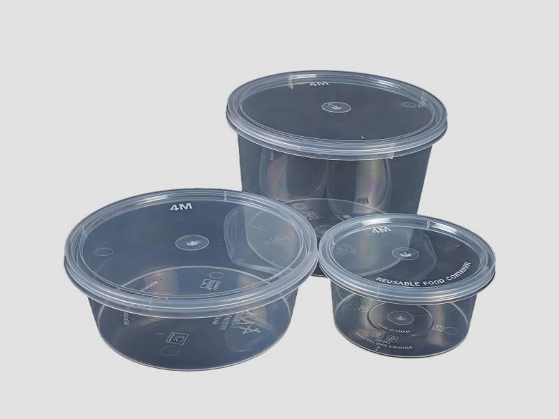 Transparent Round Container