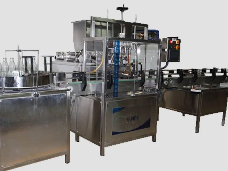 Automatic Liquid Filling Machine & Capping Machine