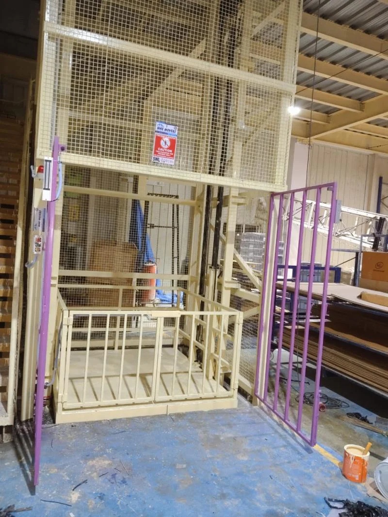 Hydrallic Goods Lift with dual structure
