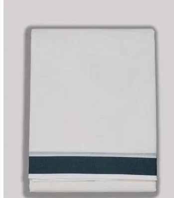 Unstitched White Cotton Dhoti