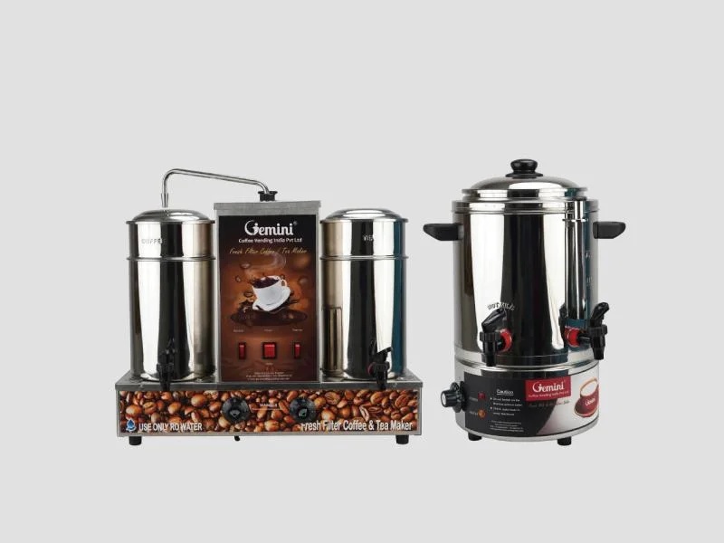 Gemini Tea and coffee Maker With Milk Bolier