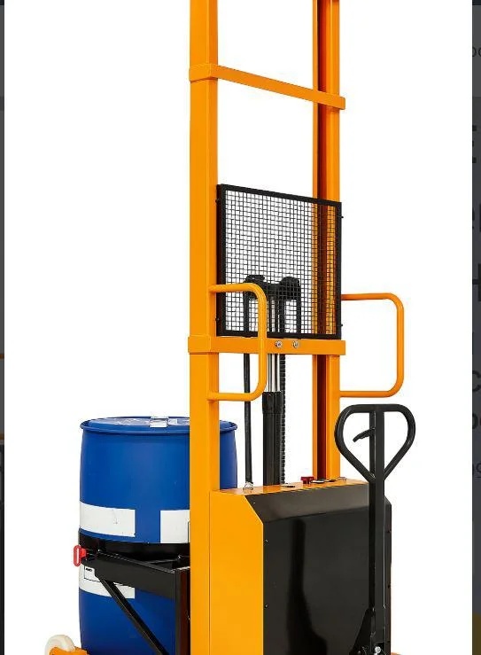 Semi Electric Drum Stacker â€“ 0.35 Ton Capacity