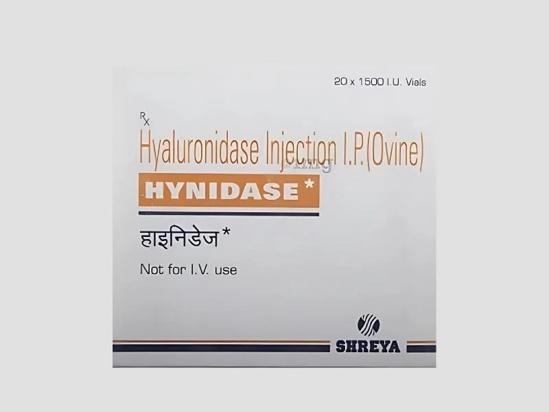 1500 IU 2 Ml Entodase & Hynidase Hyaluronidase Injection