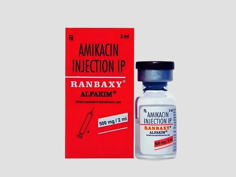 Alfakim Amikacin Inj IP 500 MG - 2 ML