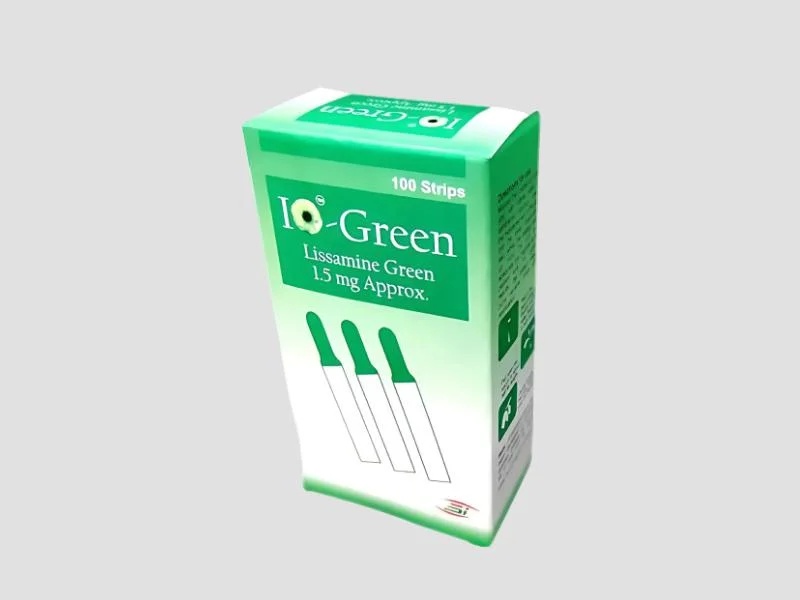 IO-Green Lissamine Ophthalmic Strip