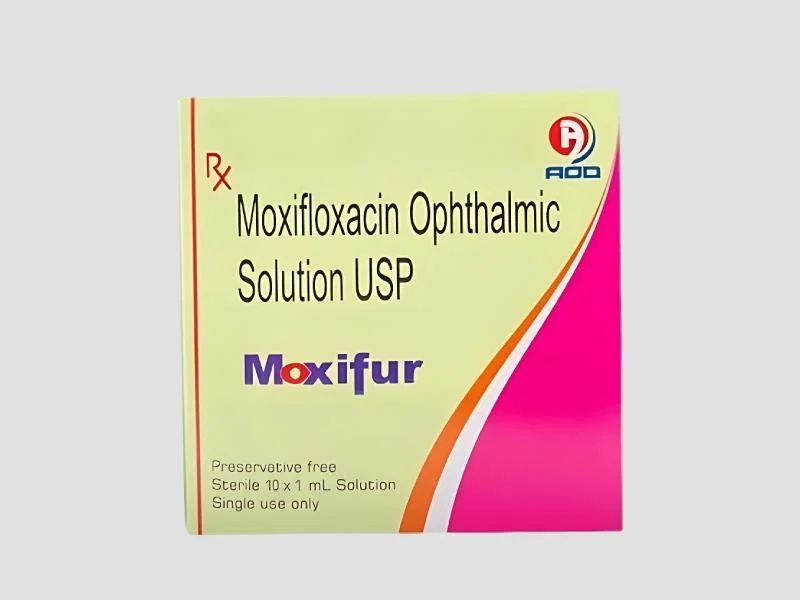 Moxifur (Moxifloxacin Solution 0.5%) Inj 1 ML