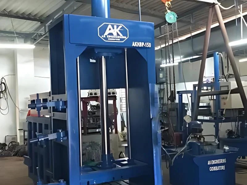 100kg Hydraulic Baling Press Machine For Cotton Waste