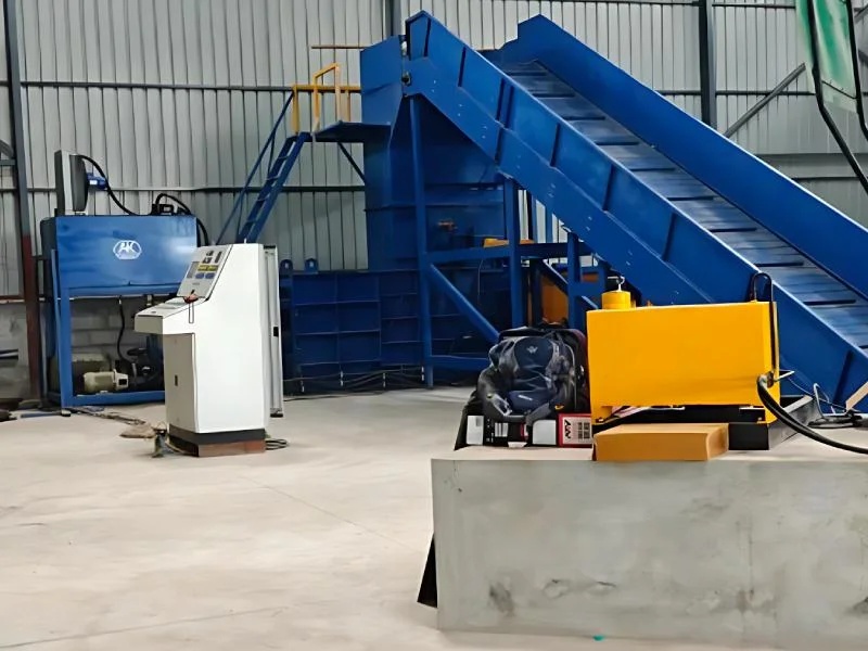 1 Ton Mild Steel Hydraulic Horizontal Paper Baling Press Machine
