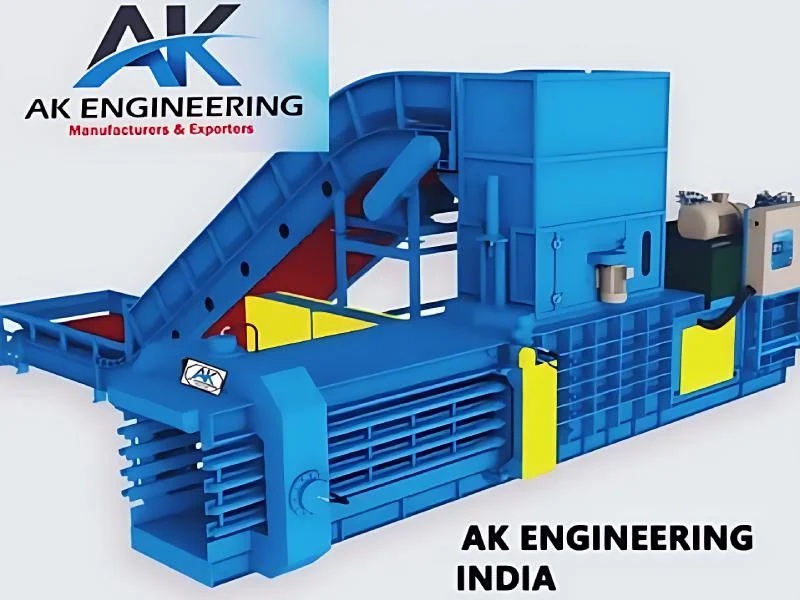 500 - 1200 KG Fully  Automatic Horizontal Carboard Baling Machine